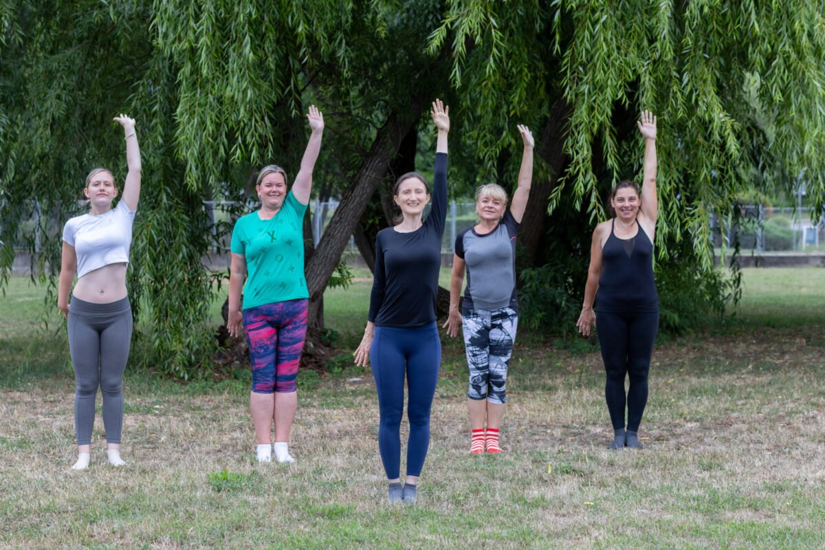 Group Aviva Method exercises at Vitality Flame that boost energy levels, reduce hot flashes, and ease period cramps.