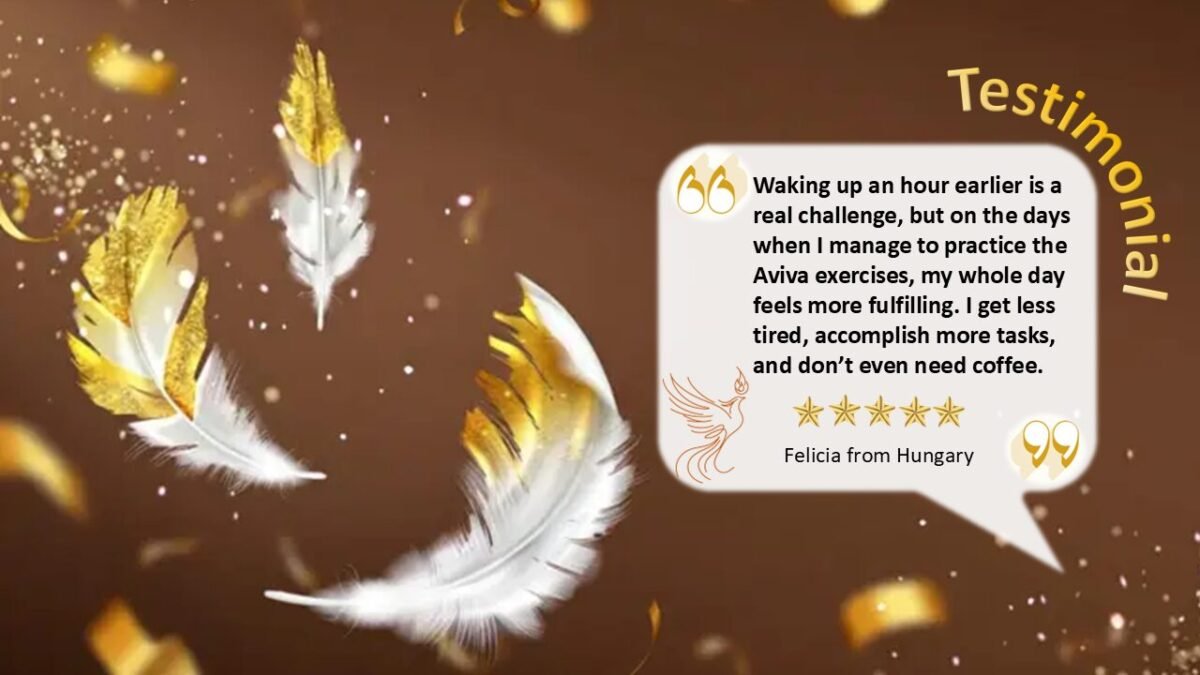 aviva method practicing session testimonial energizing