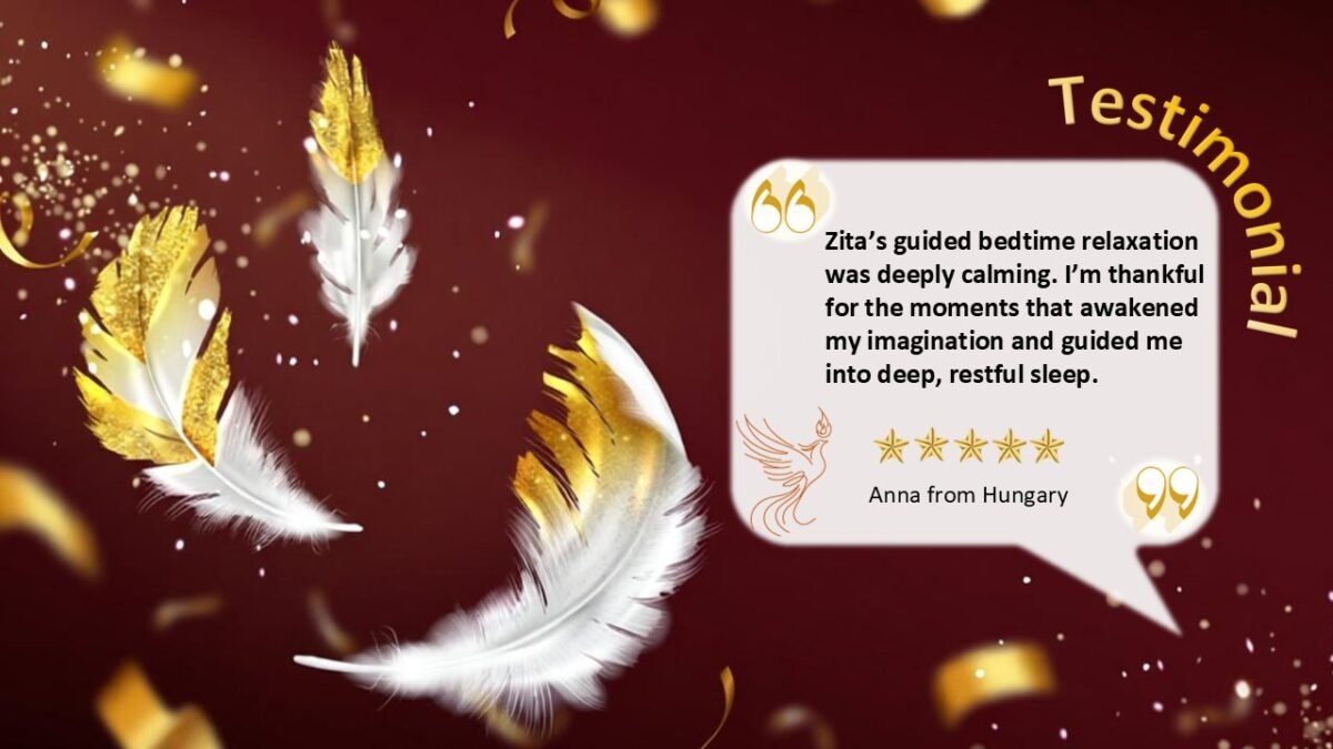 vitality flame guided relaxation testimonial deeply soothing ranna