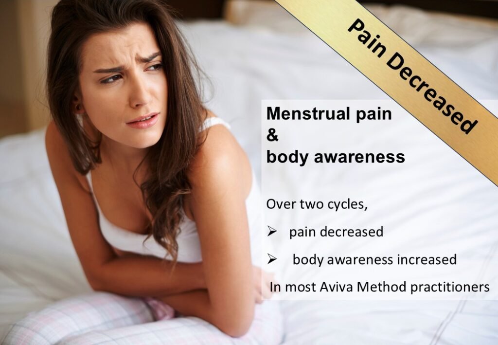 Research follow-up indicating improved body awareness and reduced menstrual pain associated with structured movement practice od the Aviva Method.