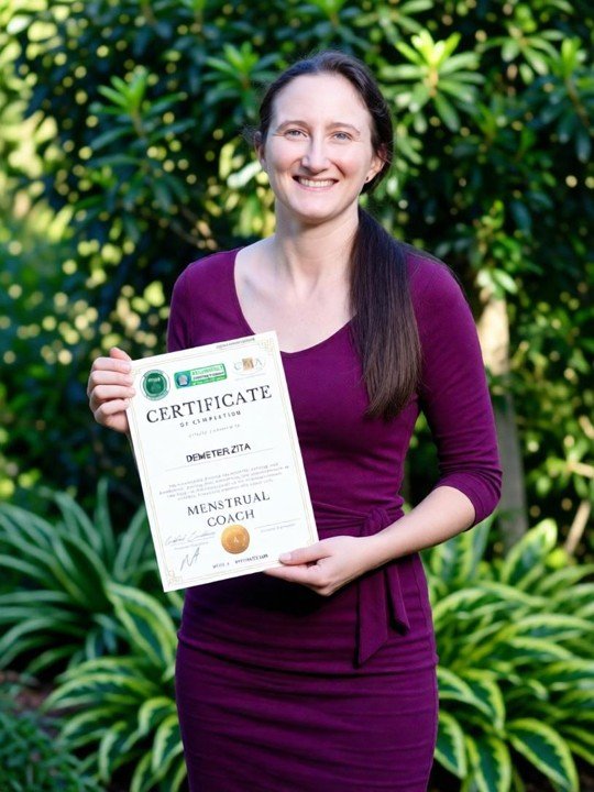 Menstrual Coach Certification representing cycle awareness, fertility education, and women’s health coaching