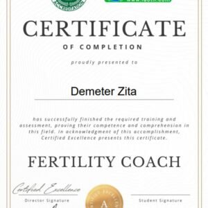 Fertility Coach Certification of Zita Demeter